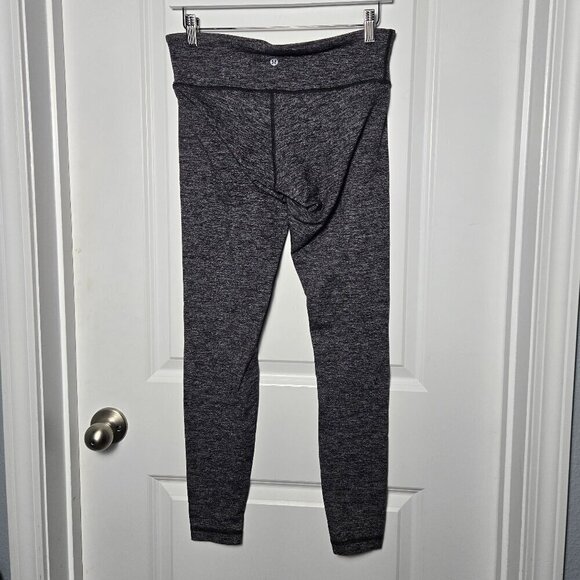 Lululemon Wunder Under Low-Rise Tight *28" - 8 Heathered Black - Picture 4 of 6